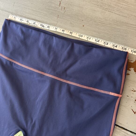 Fabletics Motion 365 Blue Green Coral Legging and Sports Bra Top Set Sz 1X - Picture 4 of 12